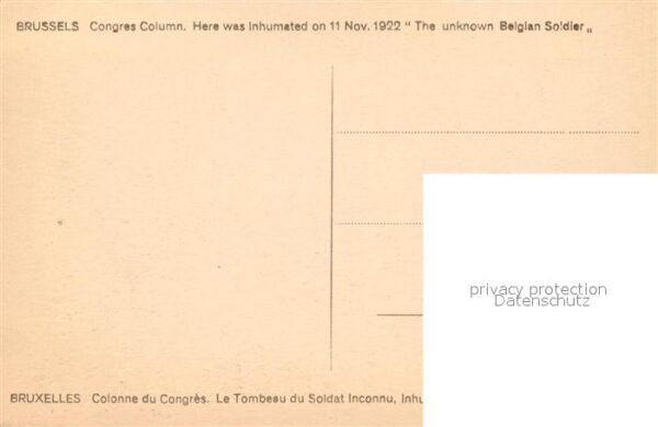 Bruxelles Bruessel Le Tombeau du Soldat Inconnu – Bild 2