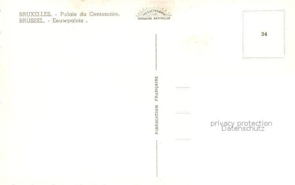 Bruxelles Bruessel Palais du Centenaire – Bild 2