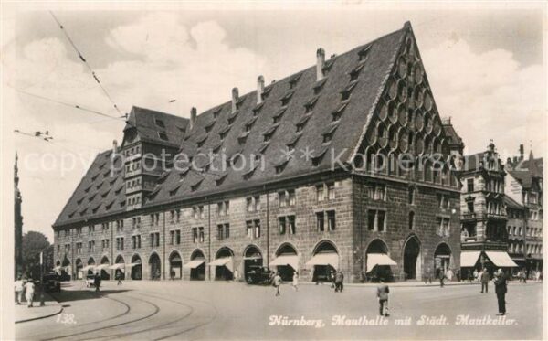 Nuernberg Mauthalle mit Städtischem Mautkeller