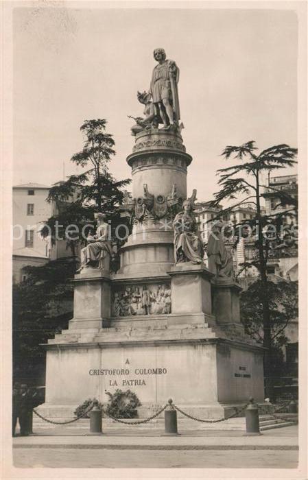 Genova Genua Liguria Monumento a Cristoforo Colombo