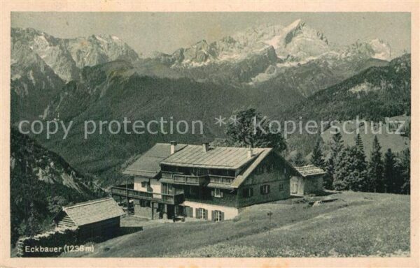 Eckbauer Alm Berggasthof Alpenpanorama