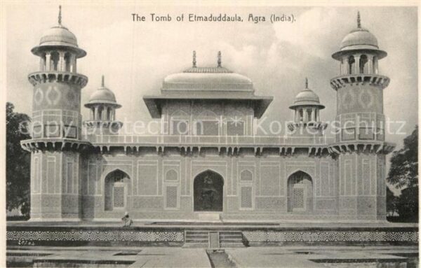 Agra Uttar Pradesh The Tomb of Etmaduddaula Grabstätte