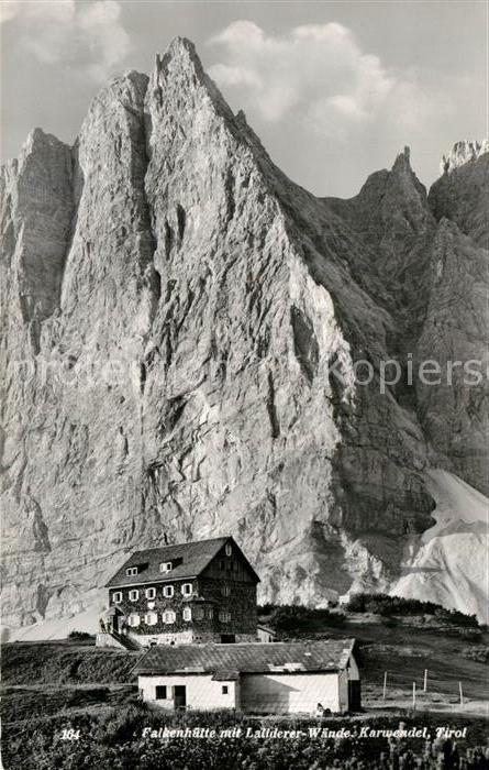 Karwendel Falkenhütte Laliderer Wände Karwendelge