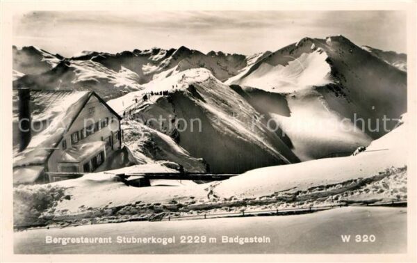 Badgastein Bergrestaurant Stubnerkogel Winterpanor