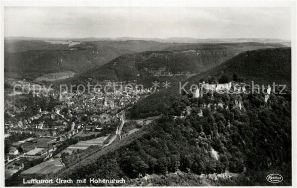 Bad Urach Luftkurort mit Hohenurach Schwäbische A