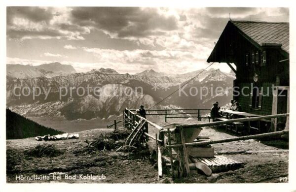 Bad Kohlgrub Härndlhütte Alpenpanorama