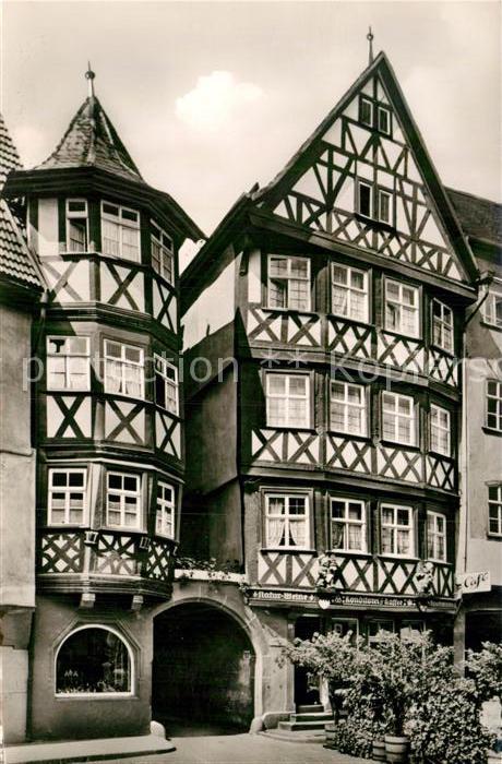 Wertheim Main Altes Fachwerkhaus am Markt Altstadt
