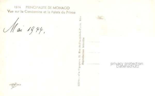 Monaco Vue sur la Condamine et le Palais du Pr – Bild 2