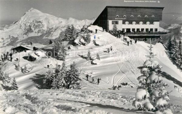 Kitzbuehel Tirol Bergrestaurant Hahnenkamm Wintersportpl