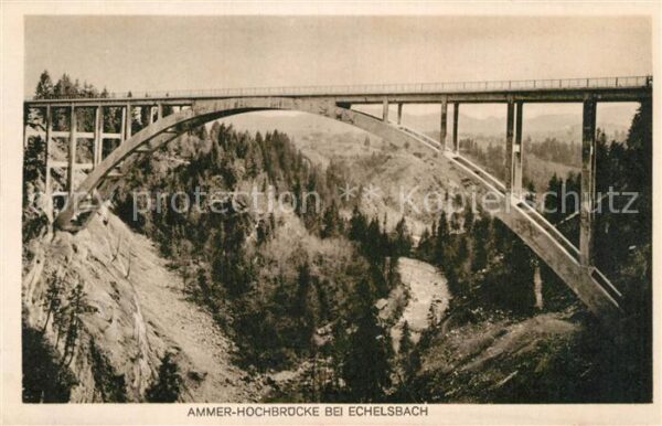 Echelsbach Ammer Hochbrücke Bauwerk
