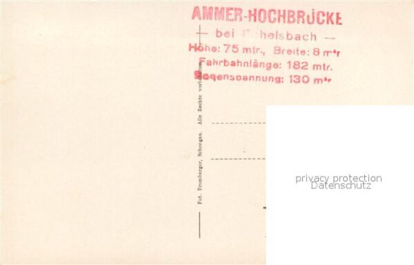 Echelsbach Ammer Hochbrücke Bauwerk – Bild 2