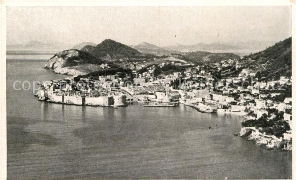 Dubrovnik Ragusa Fliegeraufnahme
