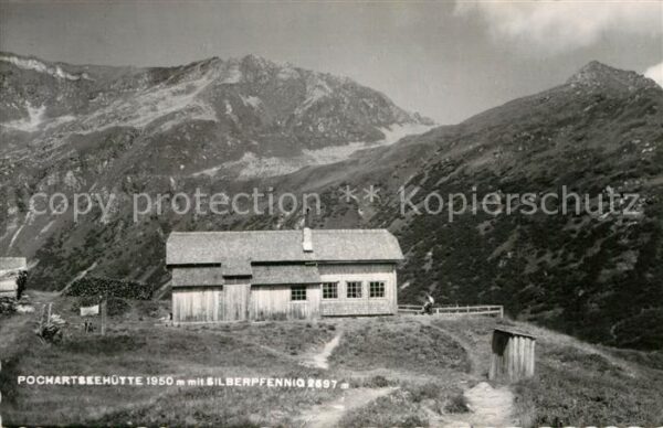 Bad Gastein Pochartseehütte mit Silberpfennig Natio