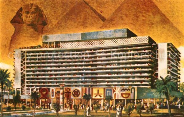 Cairo Egypt Nile Hilton Hotel Jewel of Egypt Pyradm