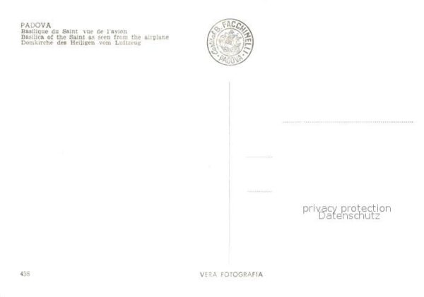 Padova Piazza e Basilica del Santo dall aereo – Bild 2