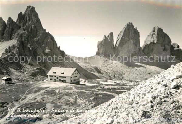 Dreizinnenhuette Rifugio A Locatelli Tre Cime di Lavared