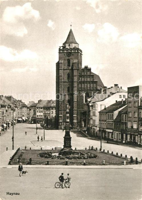 Haynau Chojnow Platz Denkmal Ring evangelische Stadtpf