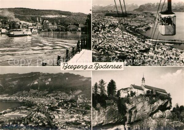 Bregenz Vorarlberg Bodensee Hafen Fähre Pfänder Bergbahn A