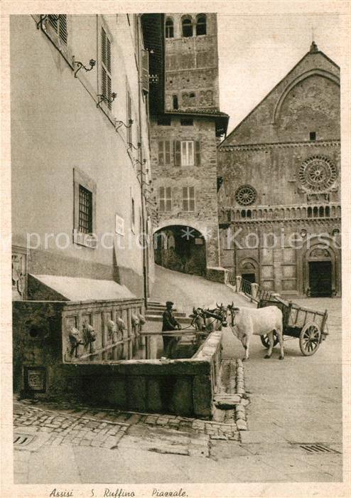 Assisi Umbria Cattedrale San Ruffino Piazzale Kathedr
