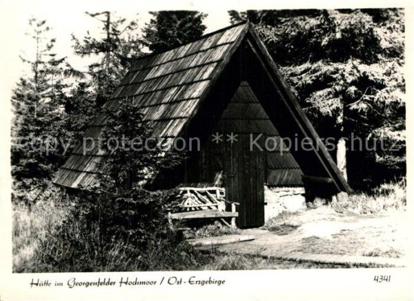 Georgenfeld Hütte im Georgenfelder Hochmoor