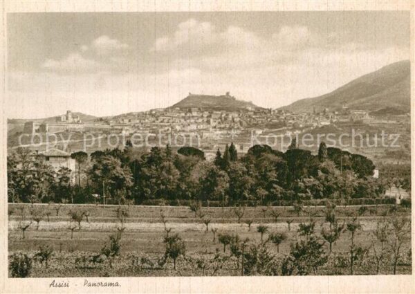 Assisi Umbria Panorama