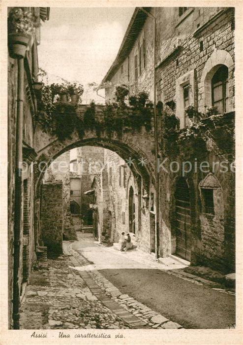 Assisi Umbria Una caratteristica via