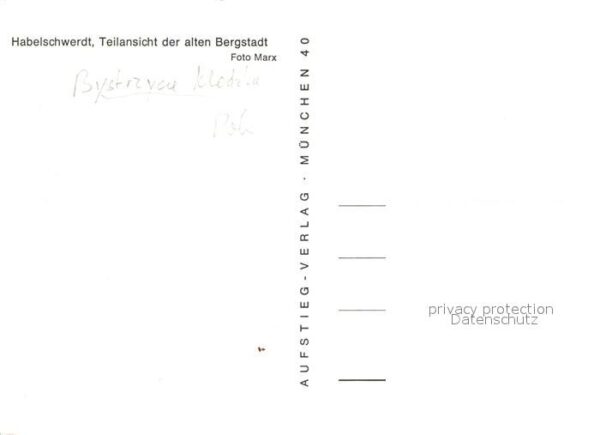 Habelschwerdt Niederschlesien Teilansicht der alten Bergstadt – Bild 2
