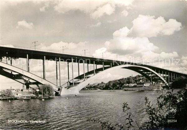 Stockholm Västerbron Brücke