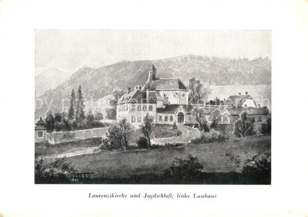 Mayerling Baden Laurenzikirche Jagdschloss links Lustha