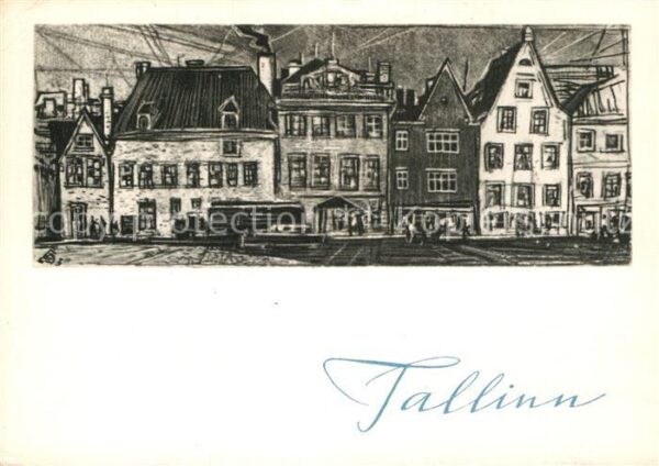 Tallinn Raekoja väljak Künstlerkarte