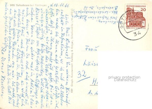 Tiefenbrunn Goettingen Krankenhaus Sanatorium Park – Bild 2