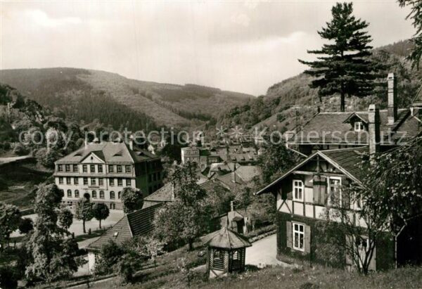 Ruhla Teilansicht mit Ernst Thälmann Schule