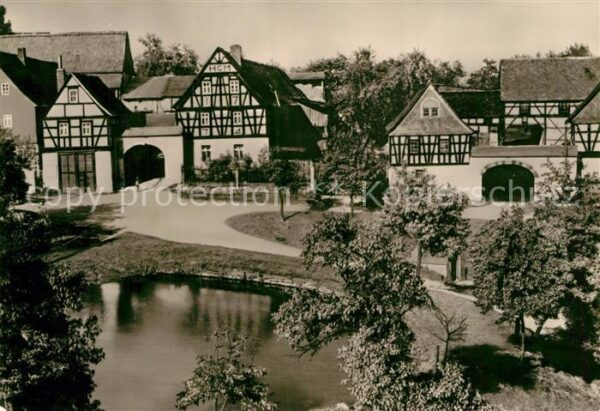 Nitschareuth Fachwerkhäuser mit Hoftorbogen 18. Jhdt