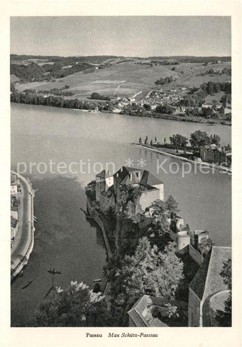 Passau Zusammenfluss von Donau Inn und Ilz Jah