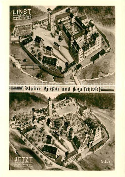 Hirsau Kloster und Jagdschloss einst und jetzt