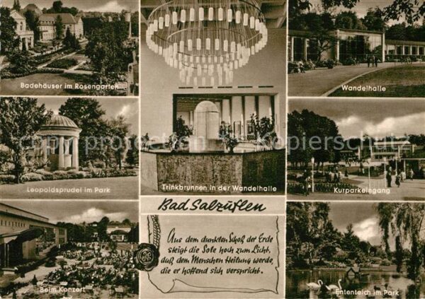 Bad Salzuflen Badehäuser Rosengarten Leopoldsprudel K