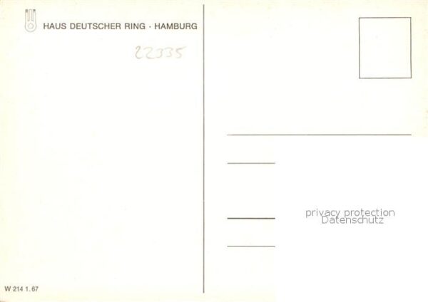 Hamburg Haus Deutscher Ring Hochhaus – Bild 2