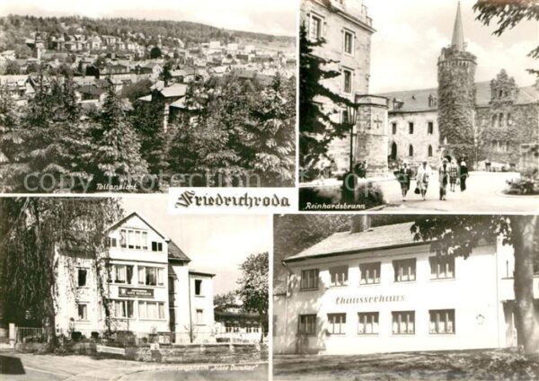 Friedrichroda Teilansicht Reinhardsbrunnen FDGB Erhol