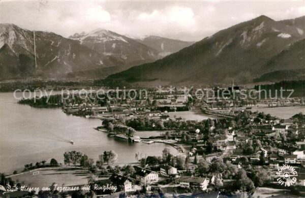 Bad Wiessee Panorama Tegernsee mit Ringberg Alpen F