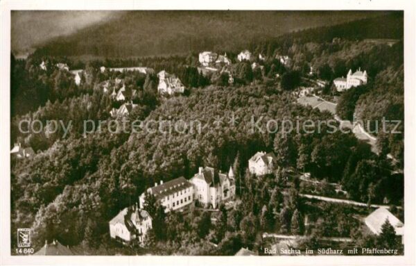 Bad Sachsa Harz Pfaffenberg Fliegeraufnahme