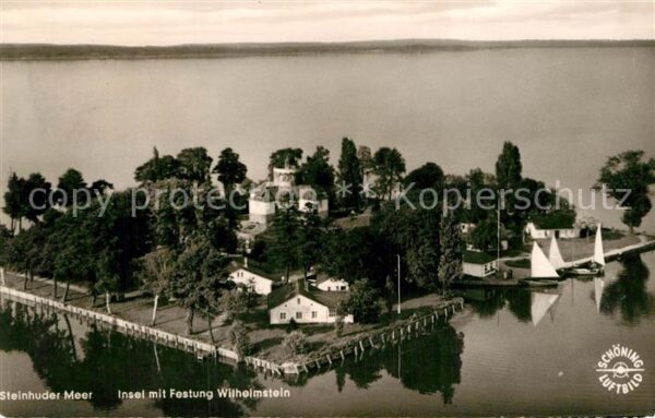 Steinhuder Meer Insel mit Festung Wilhelmstein Fliegera