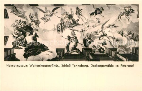 Waltershausen Gotha Heimatmuseum Schloss Tenneberg Deckenge
