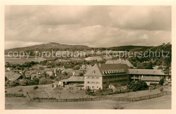 Bad Liebenstein Volksheilbad Blick zum Heinrich Mann Sa