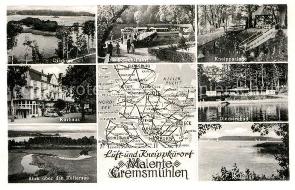 Malente-Gremsmuehlen Diecksee Kurhaus Kellersee Fünfseenfahr