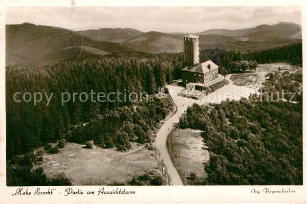 Kirchhundem Hohe Bracht Aussichtsturm Berggaststätt