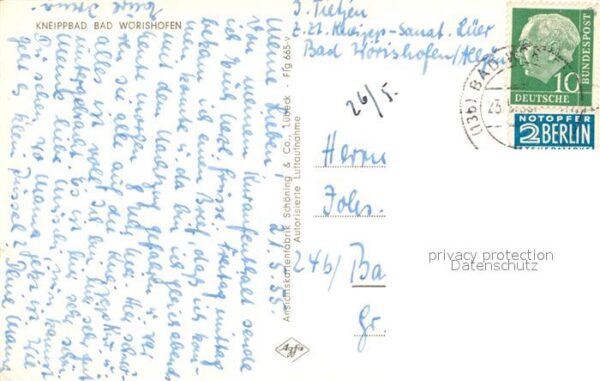 Bad Woerishofen Kurhaus Fliegeraufnahme – Bild 2