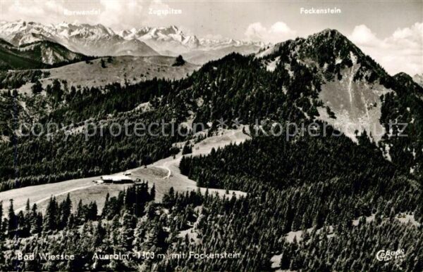 Bad Wiessee Aueralm mit Fockenstein Alpenpanorama F