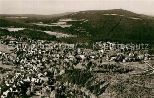 Braunlage mit Wurmberg Fliegeraufnahme