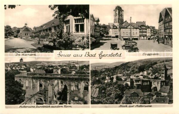 Bad Hersfeld Kurpark Linggplatz Stiftsruine