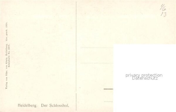 Heidelberg Neckar Schlosshof – Bild 2